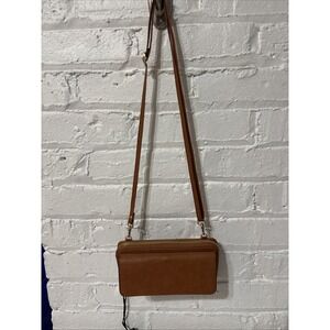 Sugu  Brand New Vegan Leather Brown Purse‎ 8 X 5"